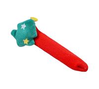 Ksikdeg Protezione per maniglia della porta delle vacanze, design di Babbo Natale, in tessuto morbido, decorazione natalizia per la famiglia e l'ufficio, decorazione per le vacanze sicura per i