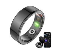 Ksix Anello Smart Saturn con activity tracker IP68 Nero - M Ksix