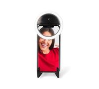 KSIX - Anello luminoso per selfie, ricaricabile, 3 W