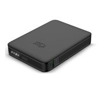 Ksix BPB05HD01 Powerbank ultracompatto 20W da USB-C a USB-C 5.000mAh Nero