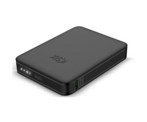 Ksix BPB05HD01 Powerbank ultracompatto 20W da USB-C a USB-C 5.000mAh Nero