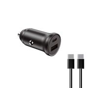 Ksix Bxcrc20w Nero - Caricabatteria da auto Usb-a + Usb-c 20w - Nouvo