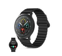 Ksix Core 3 Bluetooth 1.32'' AMOLED Nero IP67 Cinturino Magnetico Silicone 5 Giorni