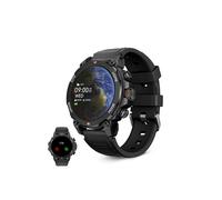 Smartwatch Ksix Explorer - Display AMOLED da 143 - Durata della batteria fino a 9 giorni - GPS - Modalità Sport e Salute Chiamate Assistenti vocali - 5 ATM - Nero