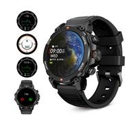 Smartwatch Ksix Explorer - Display AMOLED da 143 - Durata della batteria fino a 9 giorni - GPS - Modalità Sport e Salute Chiamate Assistenti vocali - 5 ATM - Nero