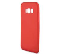 KSIX Flex Sense Aroma - Custodia odori Fresa per Galaxy S8 +, Colore: Rosso