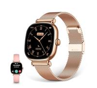 Ksix Iria Rosa - Smartwatch 1.7"- 2 Correas (metal + Silicona)