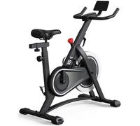 Ksix KB01 Cyclette da interno, supporto per tablet e smartphone, regolabile, compatibile con le app Kinomap e Zwift, nero