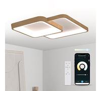 KSIX Phenomena - Plafoniera LED da soffitto con Wi-Fi, lampada da soffitto con assistente vocale e app propria, plafoniere da soffitto moderne per la casa, ideale per soggiorno, sala da pranzo, camera