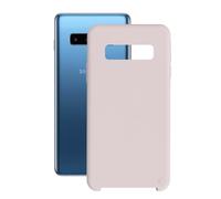 KSIX smart your tech Custodia per Galaxy S10, semi-rigida, rosa