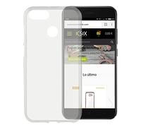 KSIX smart your tech Custodia per Xiaomi MI A1, semi-rigida, trasparente