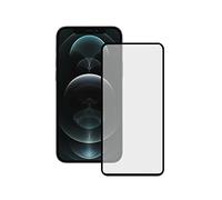 KSIX smart your tech Pellicola proteggi schermo per iPhone 14, vetro temperato, doppio adesivo schermo e bordi, bordo nero