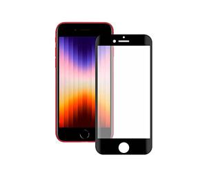 KSIX Smart Your Tech Pellicola Proteggi Schermo per iPhone SE 2022, SE 2020, 8 e 7, Vetro temperato, Spessore 0,33 mm, Nero