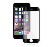 KSIX smart your tech Proteggi schermo per iPhone 6, iPhone 6S, vetro temperato, spessore 0,33 mm, nero