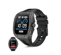 KSIX Smartwatch Hero 2 Go - Orologio intelligente da uomo con chiamate e Whatsapp, display curvo 1,76", monitor della salute, impermeabile IP68, compatibile con iPhone e Android, nero