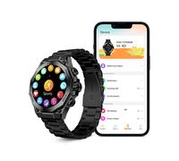 Ksix Titanium Bluetooth 55mm AMOLED Nero Taglia Unica IP67 SpO2 Cardiofrequenzimetro Sonno 5gg