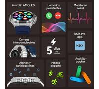 Ksix Smartwatch Bxsw21p Silver