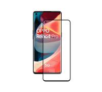 Ksix Vetro Temperato 9H Colla Completa 2.5D Bordo Nero per Oppo Reno4 Pro 5G