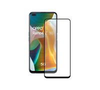 Ksix Vetro Temperato 9H Colla Completa 2.5D Bordo Nero per Oppo Reno4 Z 5G
