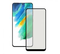 Ksix Vetro Temperato 9H Colla Completa 2.5D Bordo Nero per Samsung Galaxy S21 FE 5G