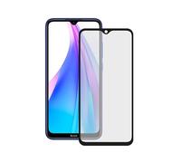 Ksix Vetro Temperato 9H Colla Completa 2.5D Bordo Nero per Xiaomi Redmi Note 8T