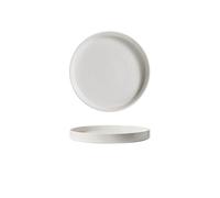 ksjdieunf Piatti Da Dessert Piatto piano bianco da portata in ceramica occidentale con bistecca Stoviglie Per La Cena(8.5in)