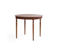 ksjdieunf Tavolo Da Pranzo Solid Wood Retro Round Restaurant Dining Table, Cafe Dessert Shop Bar, Home Sitting Living Room Kitchen Furniture Tavolini Da Caffè Per Soggiorno(80cm)