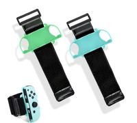 KSJEHW 2 Pezzi Accessori per Gamepad, Just Dance 2024, Bracciali per Just Dance 2024 2023 2022 per Zumba Burn It Up, Accessori Dance Band per Adulti Bambini(Blu, Verde)