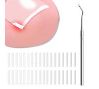 KSJEHW 51 Pezzi Set di unghie Incarneato, Kit correttore di cipolle professionale, pressione per unghie incarnate, pinza per ripristino pedicure e forbici per unghie per la cura dei piedi