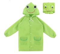 KSJEHW Bambini Impermeabile Giacca da Pioggia Poncho da Pioggia Bambina Incappucciato Riutilizzabile Cappotto di Pioggia Bello Come Materiale e ha la Sua Sacca 3-8 Anni