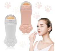 KSJEHW Rullo Opacizzante Viso, Oil Absorbing Face Roller Volcanic Roller Riutilizzabile Rimuovere Facilmente L'olio, Rassodare la Pelle e Alleviare L'edema Bianca