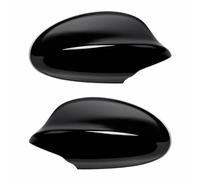 KSJFEQS [Replacement] 2PCS Nero Tappi di Copertura dello Specchio Laterale for BMW E90 2006-2008 318i 320i 323i 325i 328i 51167135097 + 51167135098