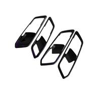 KSJFEQS [Replacement] 4PCS Stile in Fibra di Carbonio for ABS Maniglia Interna della Porta Ciotola Copertura Trim for BMW Serie 3 G20 2019-2021 Accessori Interni