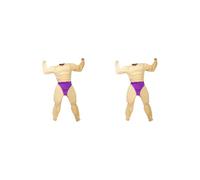 KSJOAIDDE 2 set di tuta muscolare costume costume di Halloween per festa di compleanno forniture eventi S colore della pelle