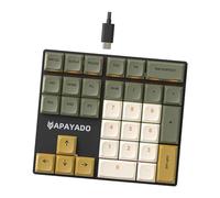 KSJOAIDDE 33 tasti cablati tastiera numerica mini facile da usare per cassa affari finanziari Un asse blu-verde 120x138 millimetro