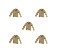 KSJOAIDDE 5 set di action figure in scala 1:6 giacca costume bambola decorazione miniatura 30,5 cm figura cappotto
