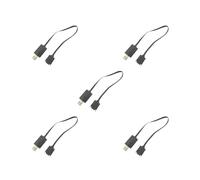KSJOAIDDE 5 set di RC Drone USB di ricarica cavo di ricarica per UDIRC U37 D60 RC Quadcopter