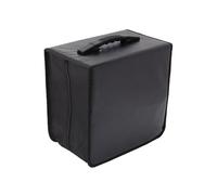 KSJOAIDDE Custodia per CD, borsa da viaggio per CD, con manico, porta CD e DVD, Nero , 31.5cmx28cmx11.5cm, come descrizione