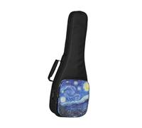 KSJOAIDDE Custodia protettiva impermeabile per ukulele, 53,3 cm, colore nero, Nero 58,4 cm (23"), 23 In