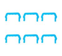 KSJOAIDDE Maniglie di ricambio per gabbie per conigli, colore blu, 10,5 x 6 cm, 6 pezzi