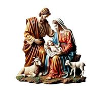 KSJOAIDDE Statua della Vergine Maria e Gesù Regali Natività Figurine per il tavolo