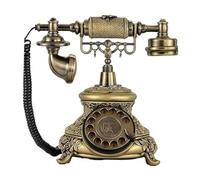 KSJOAIDDE Telefono Vintage Rotary Dial Old School Telefono per Hotel Home Office Bar