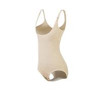 KSKshape Body Contenitivo Modellante Intimo Modellante Shapewear Donna Dimagrante Seamless Corsetto Modellante Piacevole Modella Tuta Bustino Body Shaper Donna,Beige,4XL