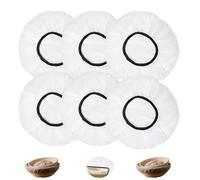 Ksnowqi 6 Pezzi Copertura per Impasto, 28cm Coperchi per Cestello di Fermentazione, Elastico Coperchio da Lievitazione, Coperture Della Ciotola per la Lievitazione del Pane