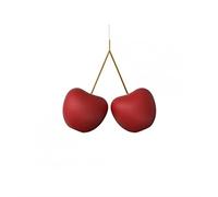 Ksowjdk Lampada a Sospensione modellabile in ciliegio Soggiorno Bancone Bar Sala da Pranzo Camera dei Bambini Lampada a Sospensione per Camera da Letto(Rosso)