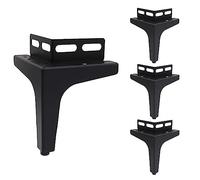 Ksowjdk Set di 4 Gambe per mobili Moderne a Triangolo in Metallo Gambe per divani in Acciaio Piedini di Supporto per Letto Resistenti Piede di Ricambio Fai-da-Te per armadietti, armadi, divani, sedi