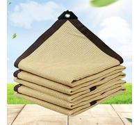 KSQP Rete Ombreggiante con Occhielli 2.50x4.00 Telo Parasole per Esterni Telo Ombra Teli Ombreggianti da Esterno 90% Ombreggiatura Resistente UV Telo Parasole All'Aperto Giardino Patio,beige-2x2m