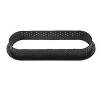 Ksrnsne 12 Pezzi Ovali Anelli per Crostate Resistenti al Forato Torta Mousse Antiaderente Bakeware Crostata Mini Torta Stampo Torta Anelli