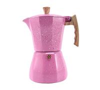 Ksrnsne Caffettiera Latte Moka Caffettiera Moka Espresso Caffettiera Moka Caffettiera 300Ml Rosa
