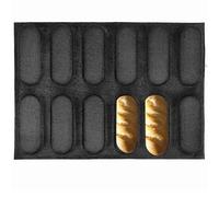 Ksrnsnel Padella per Pane Perforate Antiaderenti nel Silicone, Stampi per Hot Dog, Stampi per Pane